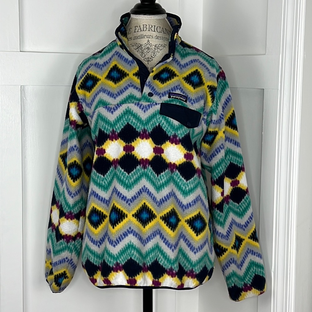 Patagonia Synchilla Snap Fleece Timber Twist Pullover Medium